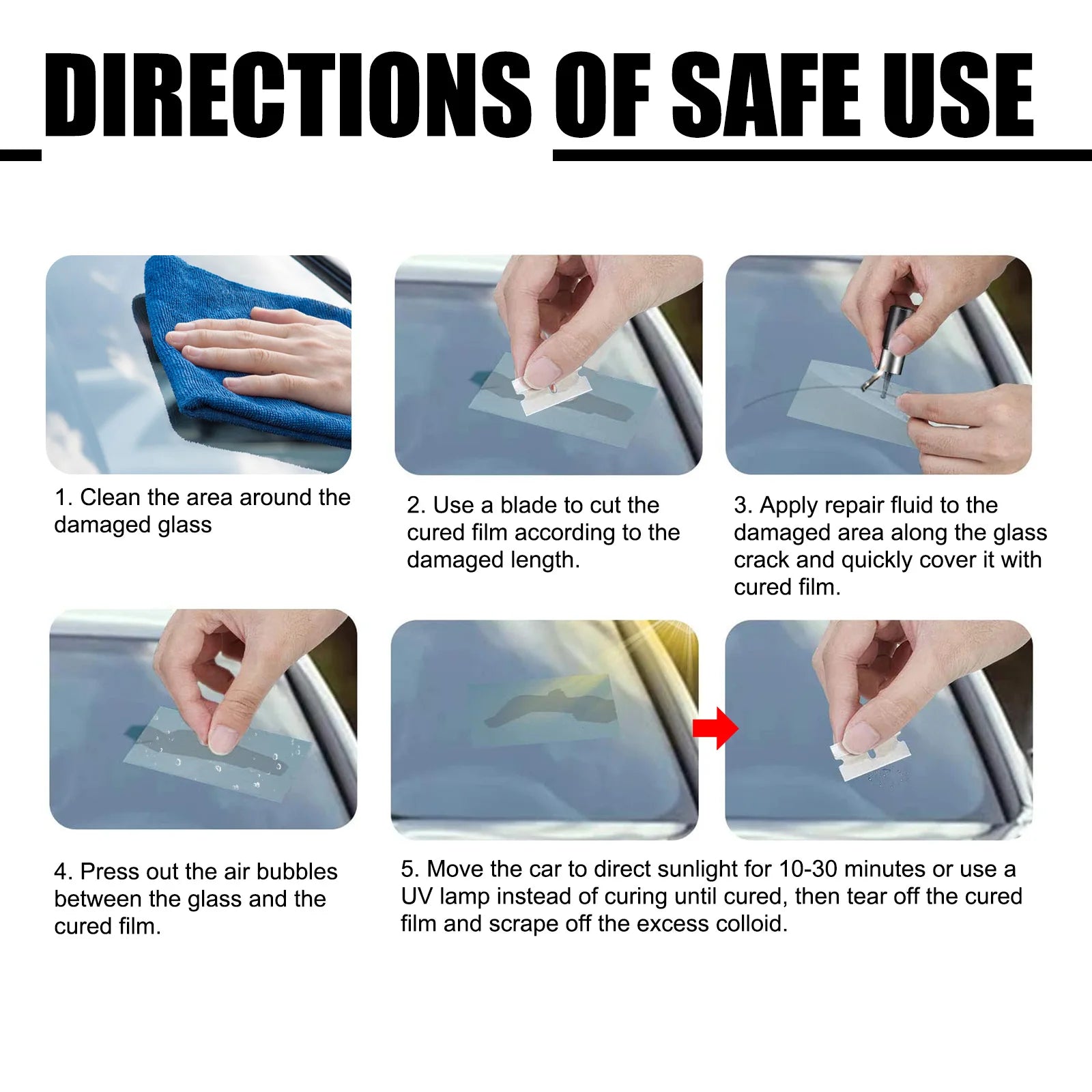 Magic Windshield Glass Repair Kit – Fix Cracks in Seconds!