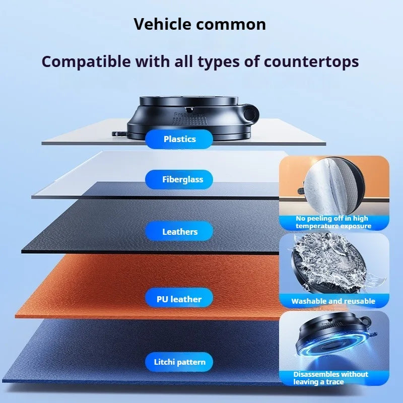 360° Vacuum Magnetic Phone Holder