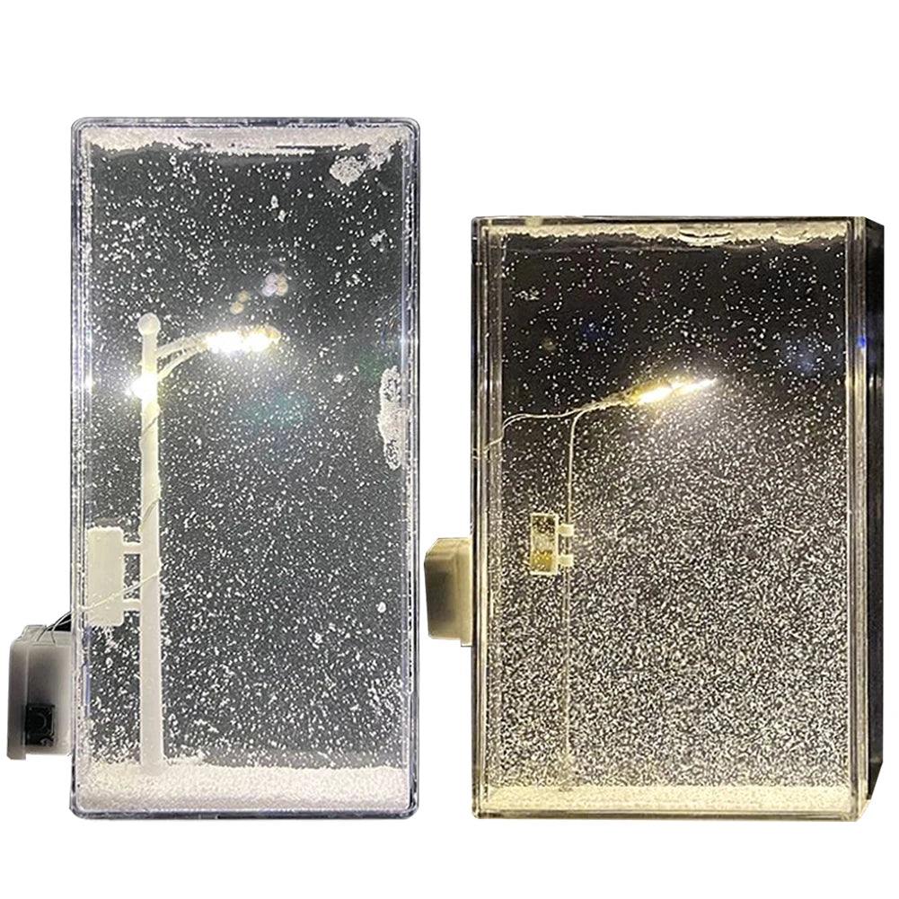 ❄️ Snowfall Crystal Night Light Lamp – Cozy Winter Vibes ❄️