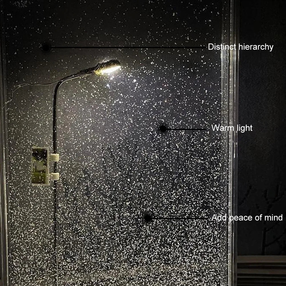 ❄️ Snowfall Crystal Night Light Lamp – Cozy Winter Vibes ❄️