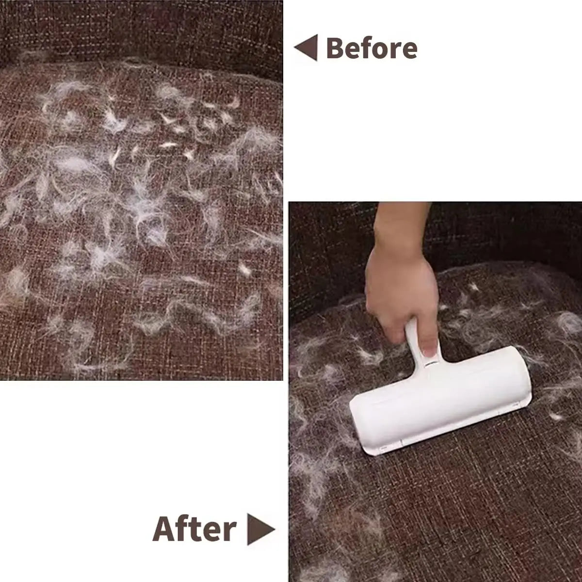 Pet Hair Remover Roller – No More Fur on Your Sofa, Bed & Clothes!