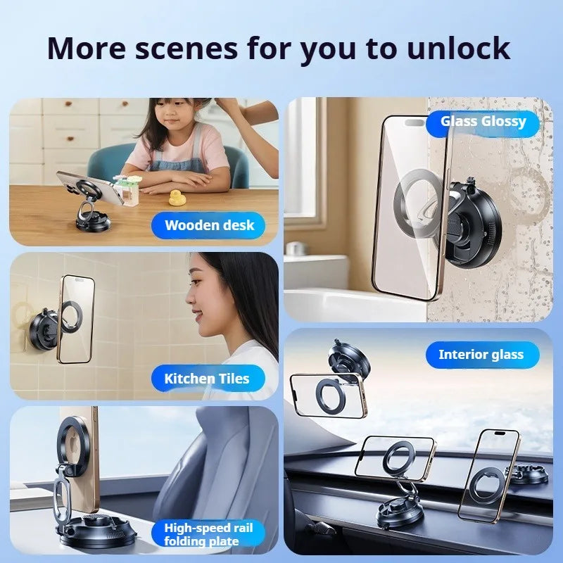 360° Vacuum Magnetic Phone Holder