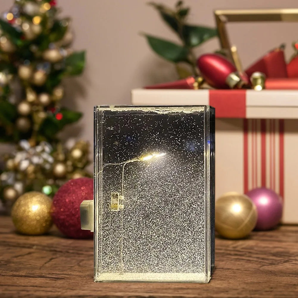 ❄️ Snowfall Crystal Night Light Lamp – Cozy Winter Vibes ❄️