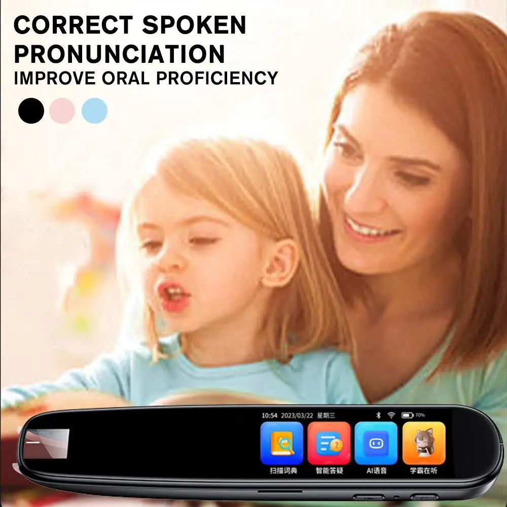 Offline Translation Pen- Smart OCR Scanner & 116-Language Voice Translator