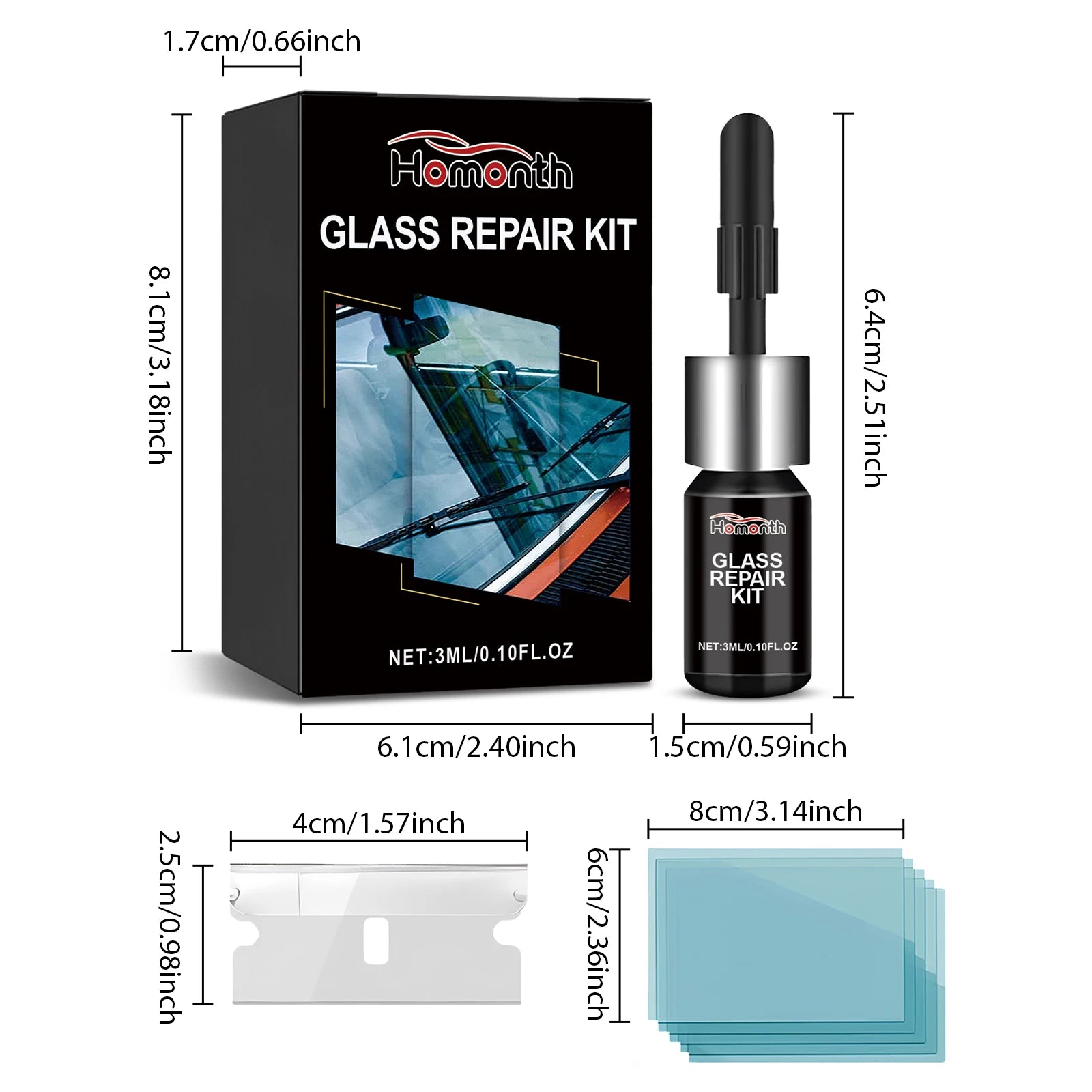 Magic Windshield Glass Repair Kit – Fix Cracks in Seconds!