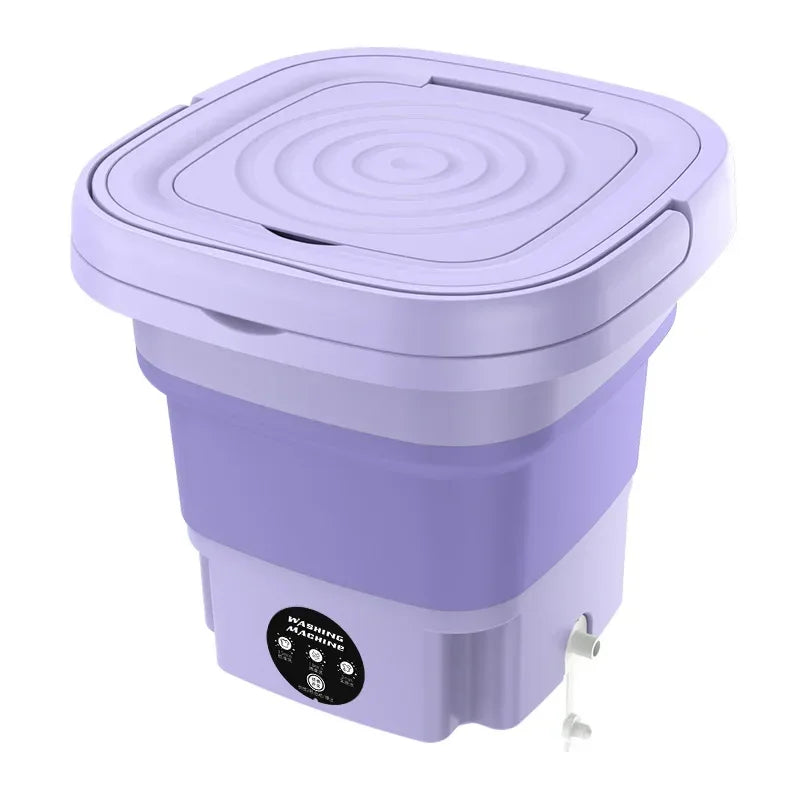 Portable Foldins Mini Washing Machine - ideal for Socks, Underwear & Baby Clothes