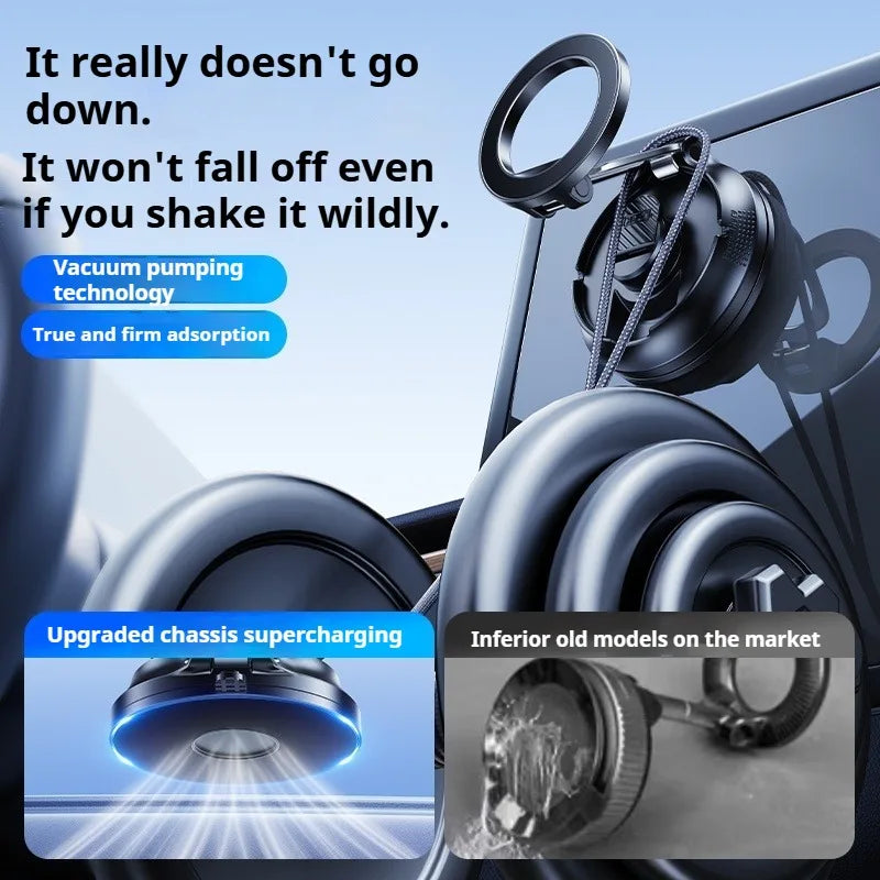 360° Vacuum Magnetic Phone Holder