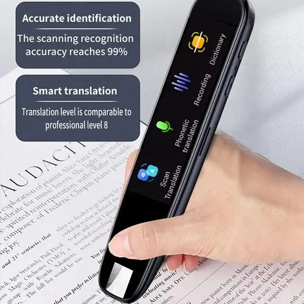 Offline Translation Pen- Smart OCR Scanner & 116-Language Voice Translator