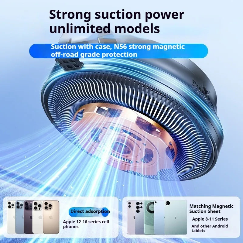 360° Vacuum Magnetic Phone Holder