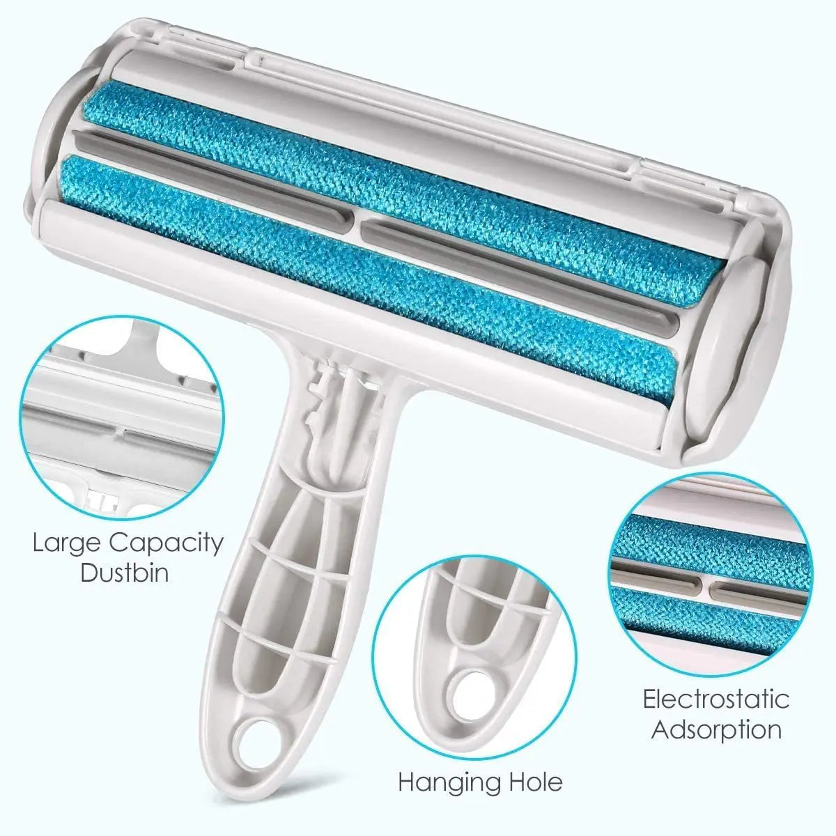 Pet Hair Remover Roller – No More Fur on Your Sofa, Bed & Clothes!