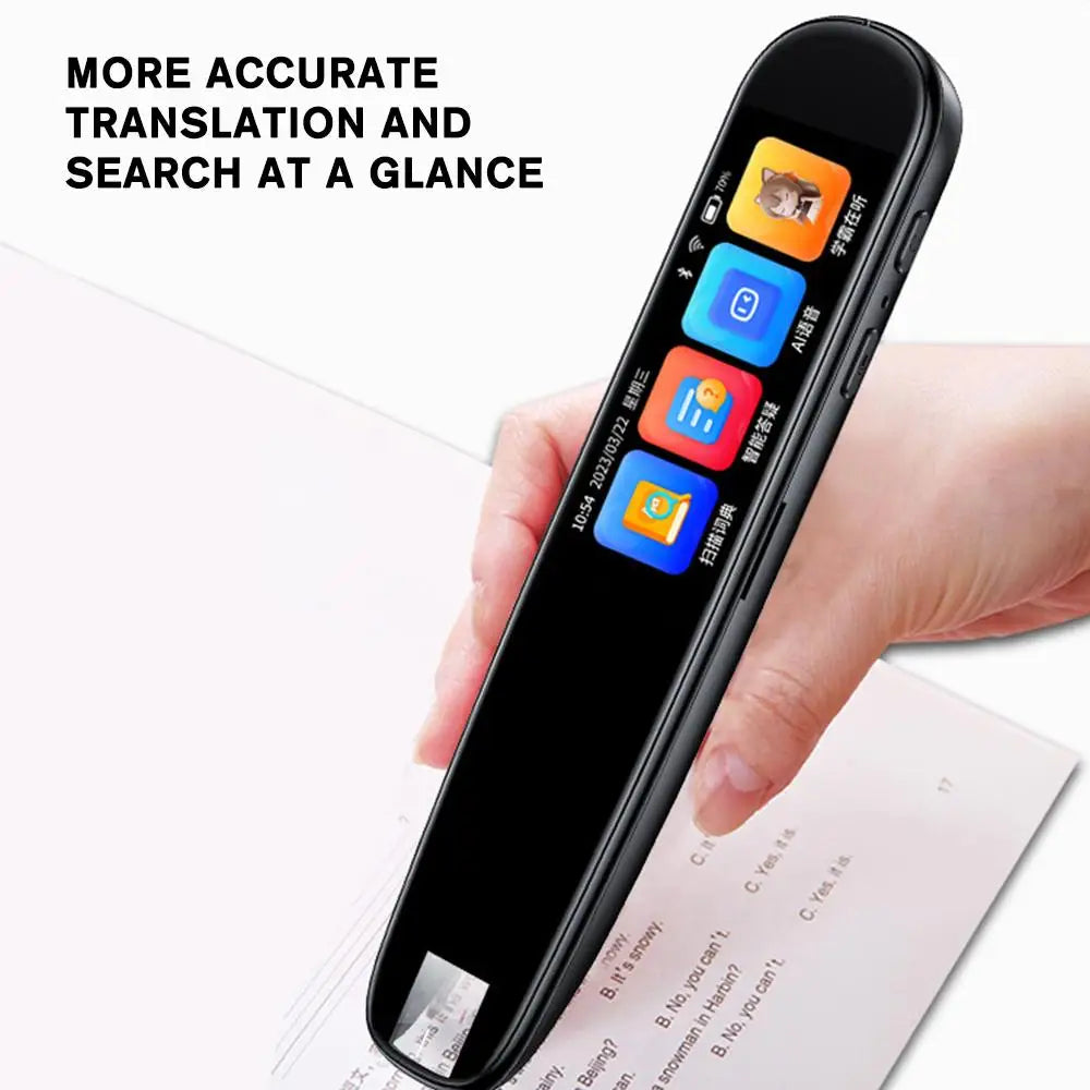 Offline Translation Pen- Smart OCR Scanner & 116-Language Voice Translator