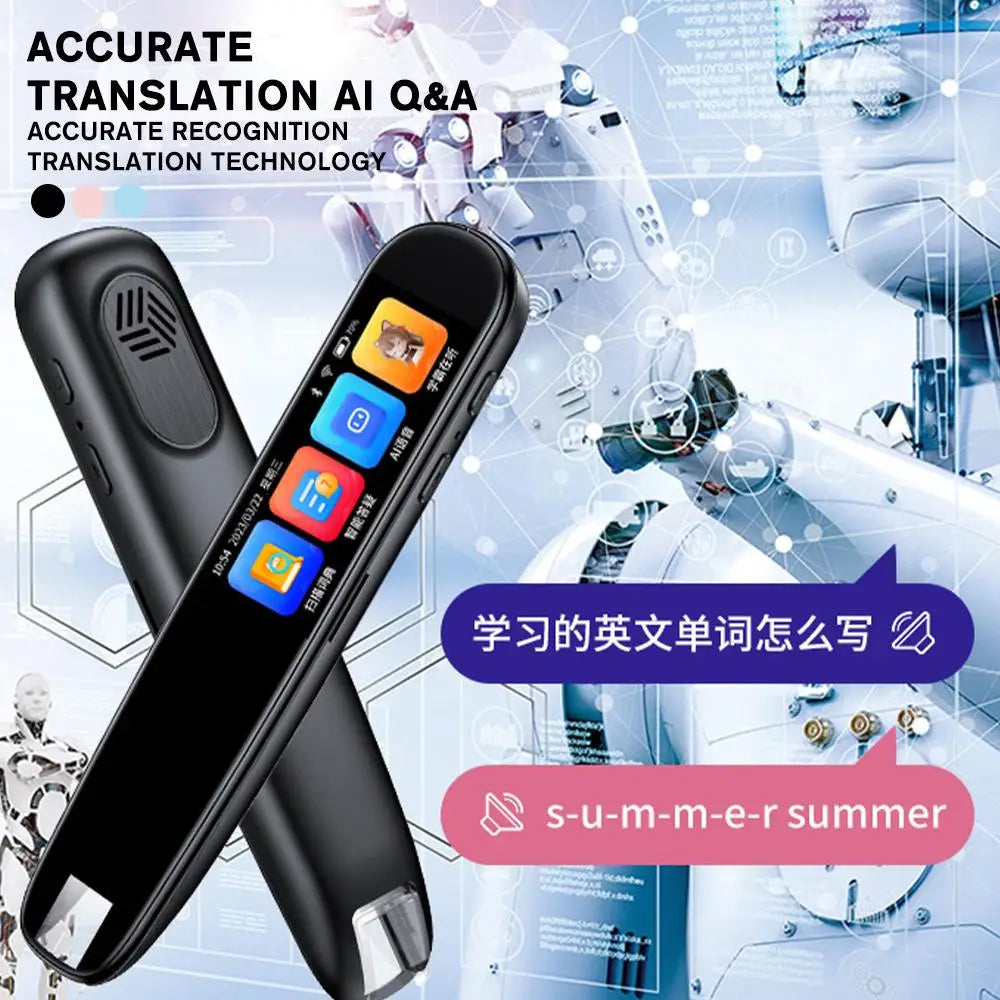 Offline Translation Pen- Smart OCR Scanner & 116-Language Voice Translator