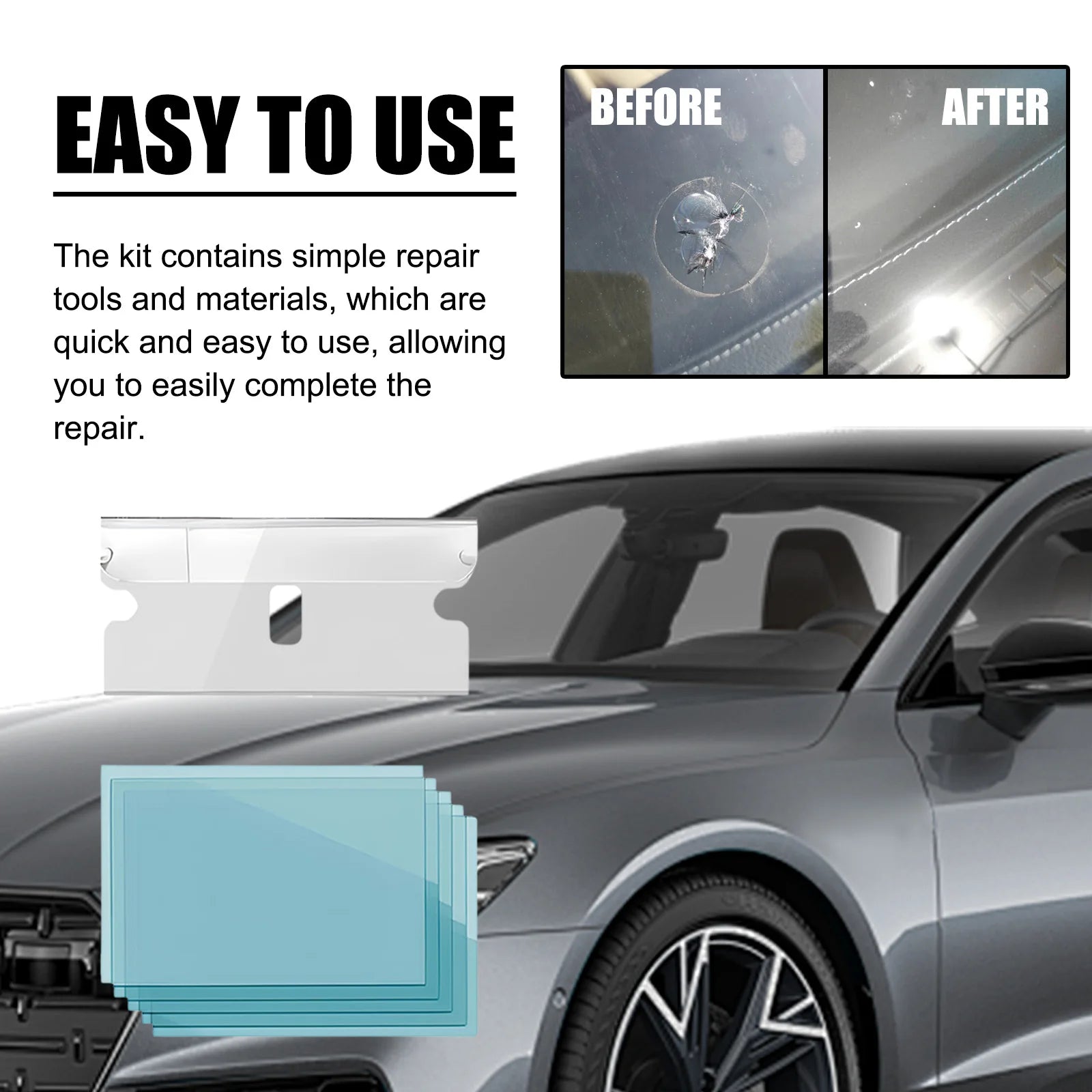 Magic Windshield Glass Repair Kit – Fix Cracks in Seconds!