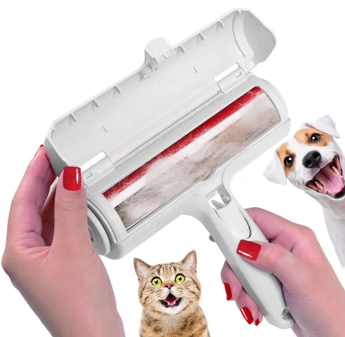 Pet Hair Remover Roller – No More Fur on Your Sofa, Bed & Clothes!